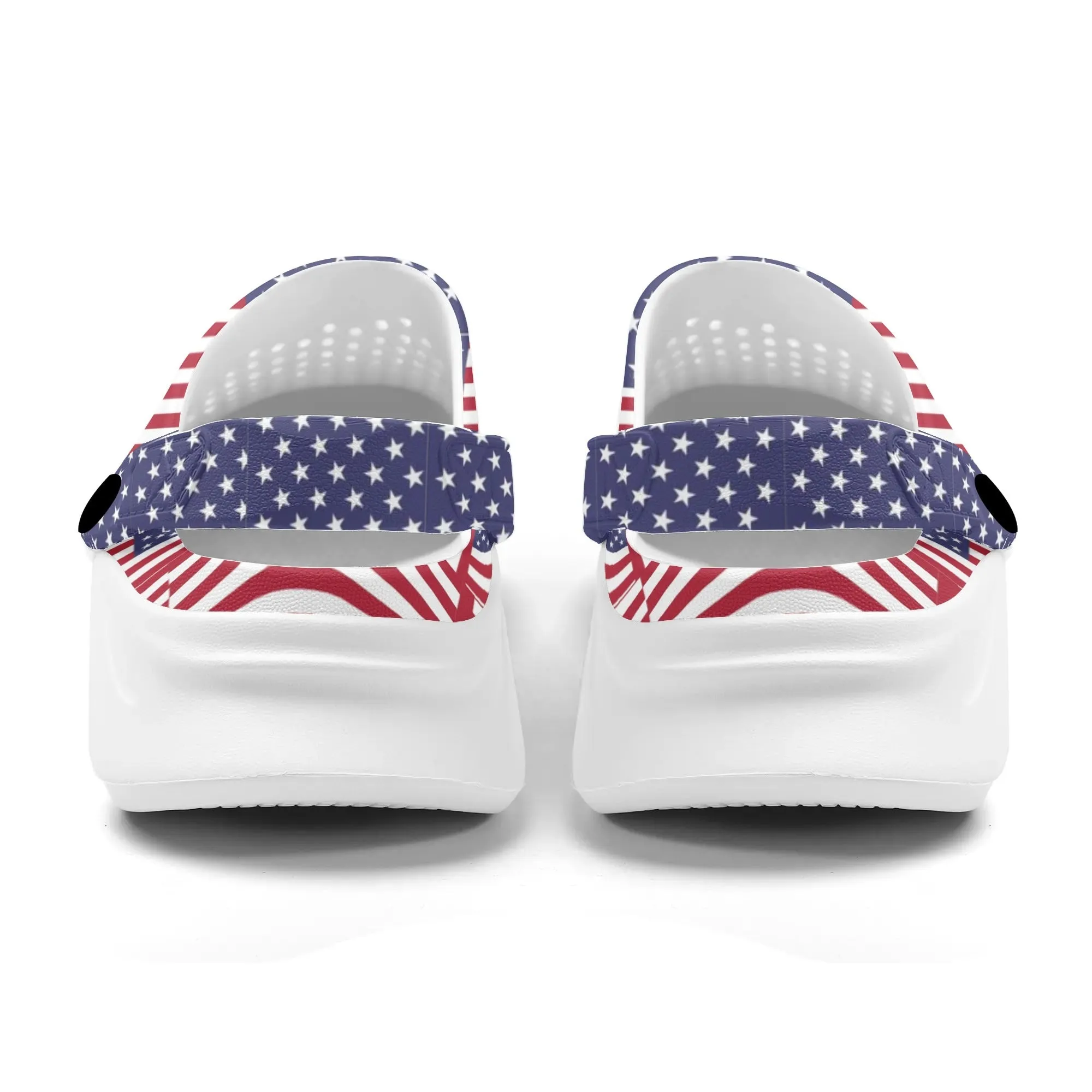 4th of July Patriotic Womens Summer Beach Hollow Out Sandals