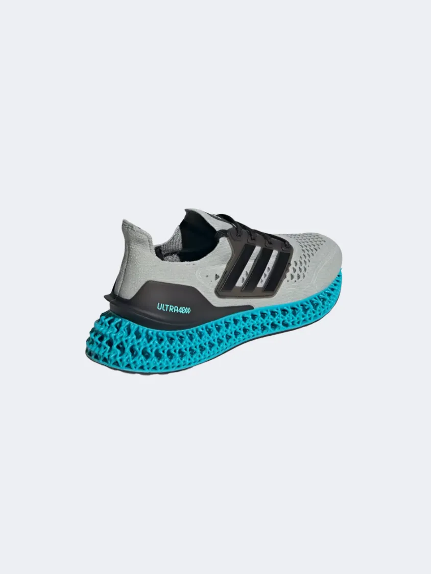 Adidas Utra 4Dfwd Men Running Shoes Silver/Black/Cyan