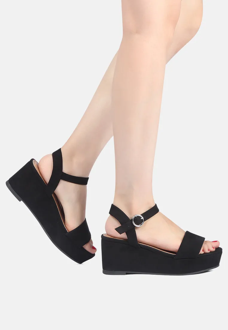 Ariel Croc Block Heel Sandals