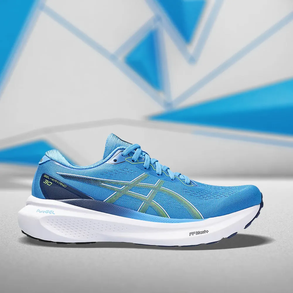 ASICS GEL-KAYANO 30 (M) - (WATERSCAPE/ELECTRIC LIME) RUNNING SHOES