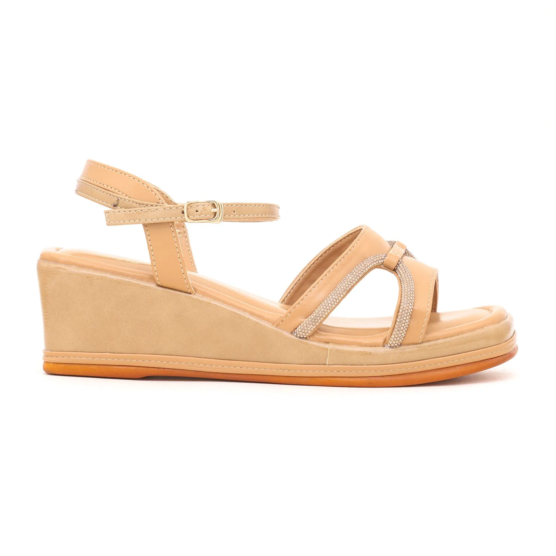 Beige Wedge Sandal FR4908