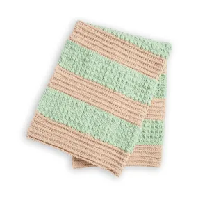 Bernat Texture Stripe Crochet Blanket