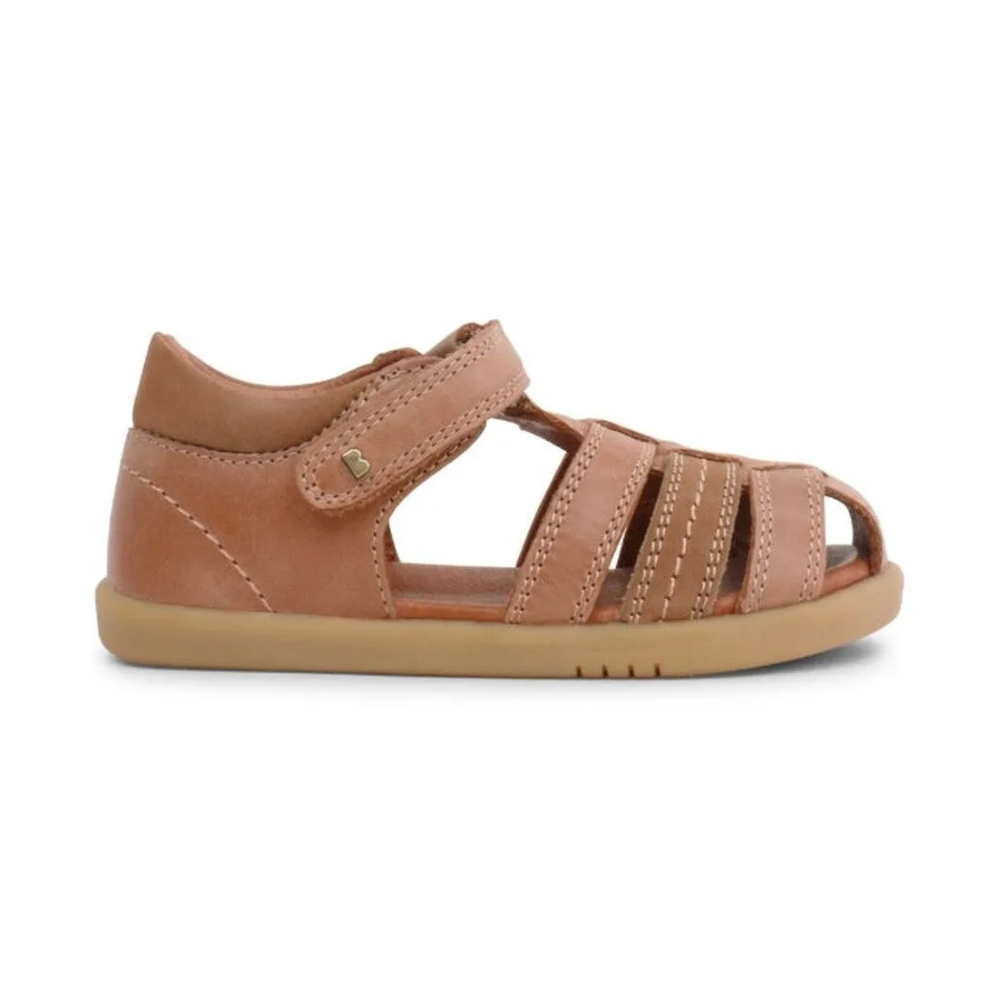 Bobux IWalk Roam Sandal Caramel Closed Toe 626015A