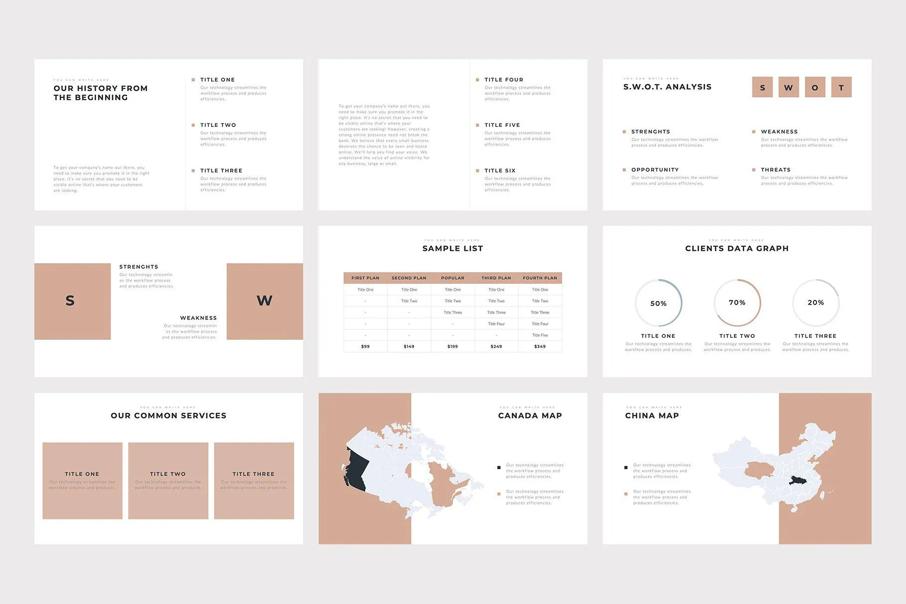 Boneti Minimalist Google Slides