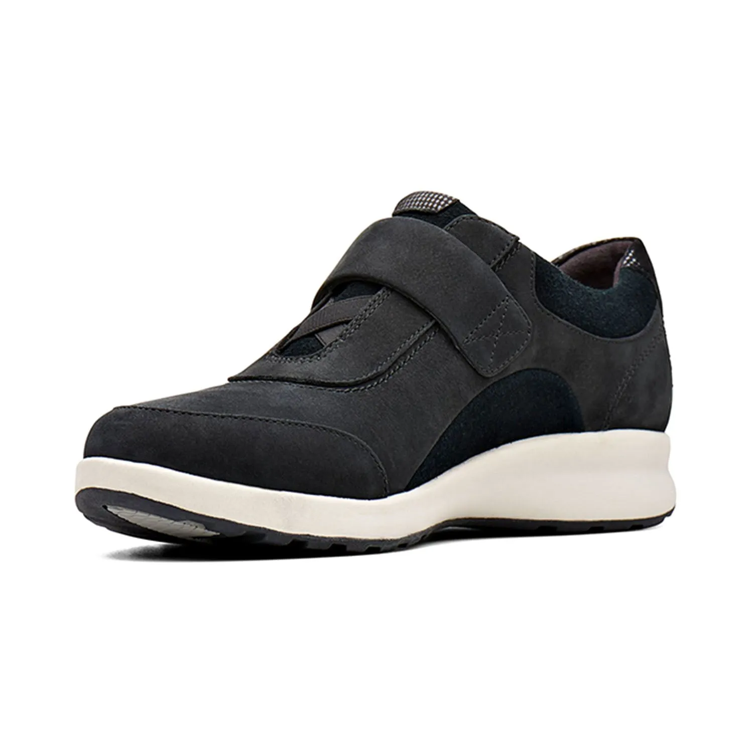 Clarks Un Adorn LO Womens Shoes Black