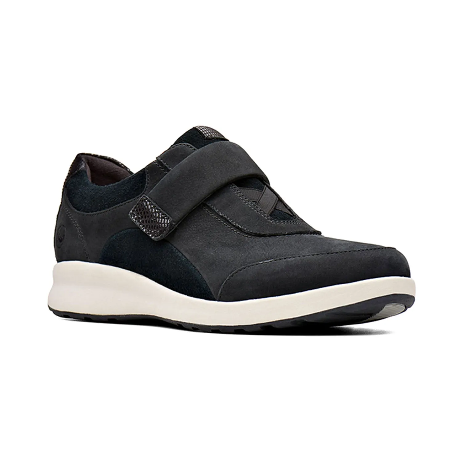 Clarks Un Adorn LO Womens Shoes Black