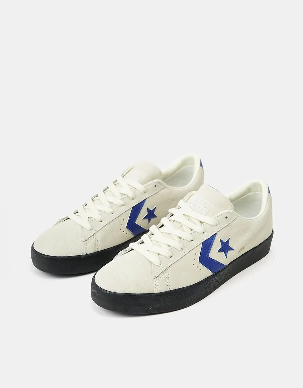 Converse PL Vulc Pro Skate Shoes - Egret/Blue/Black