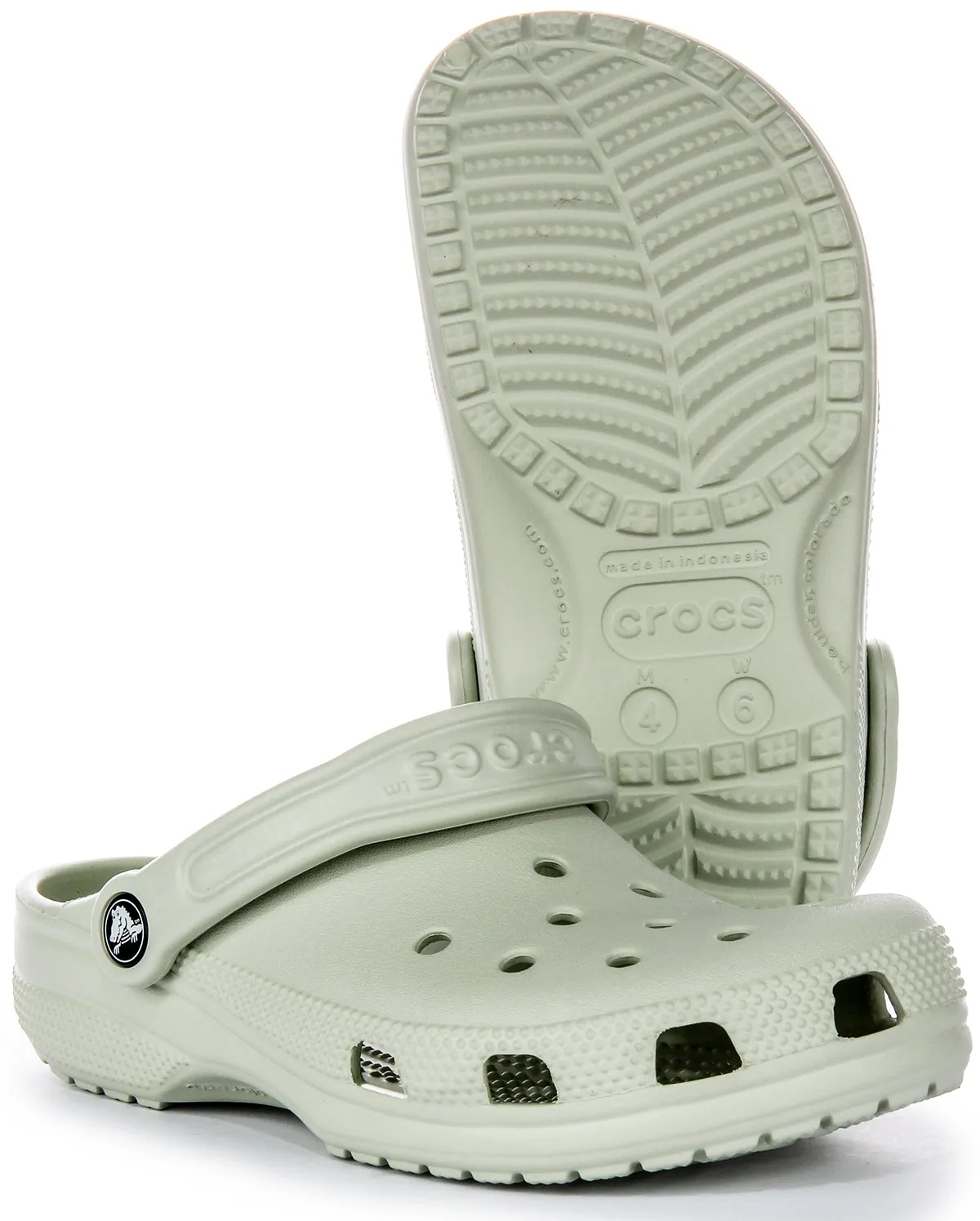 Crocs Classic Plaster In Light Grey