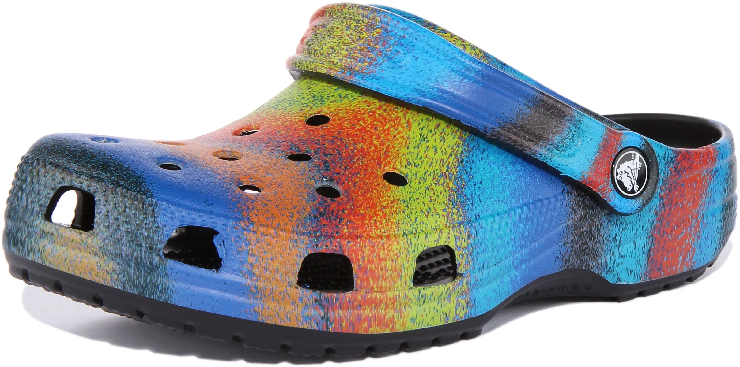 Crocs Classic Spray In Blue For Unisex