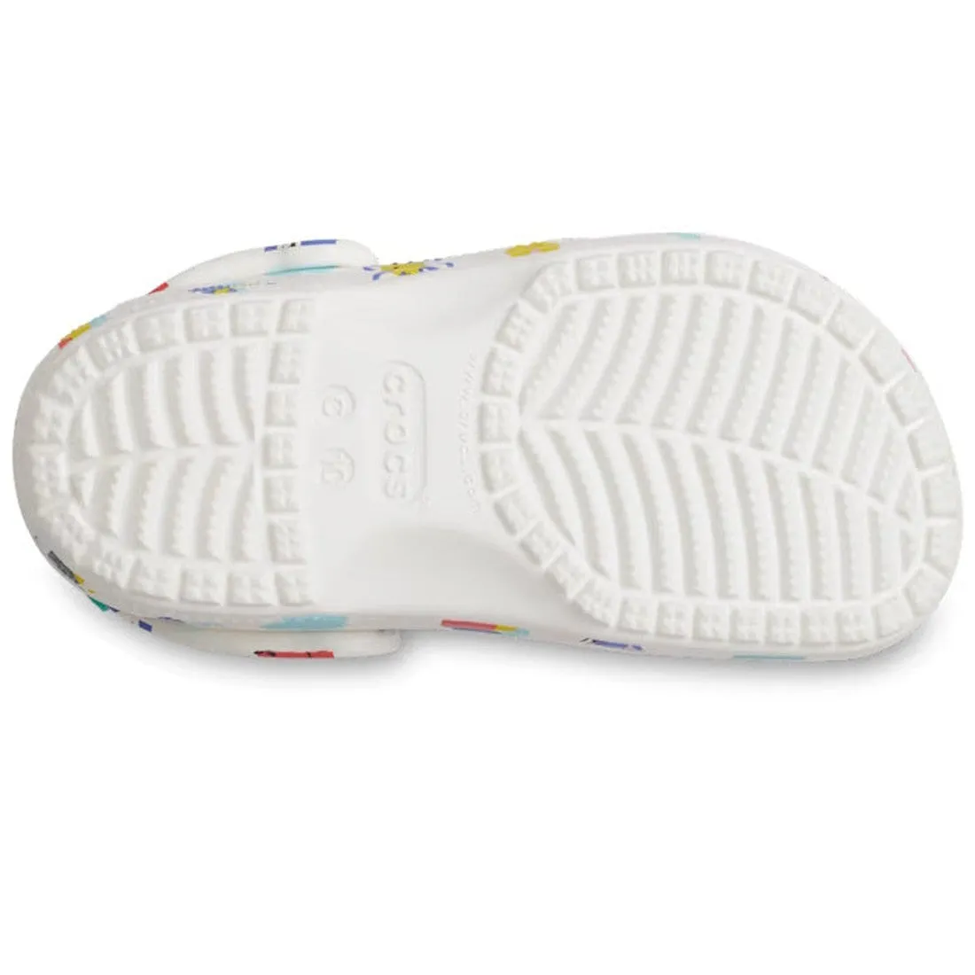 Crocs Kids - Toddlers Classic Doodle Clog K White Sandals