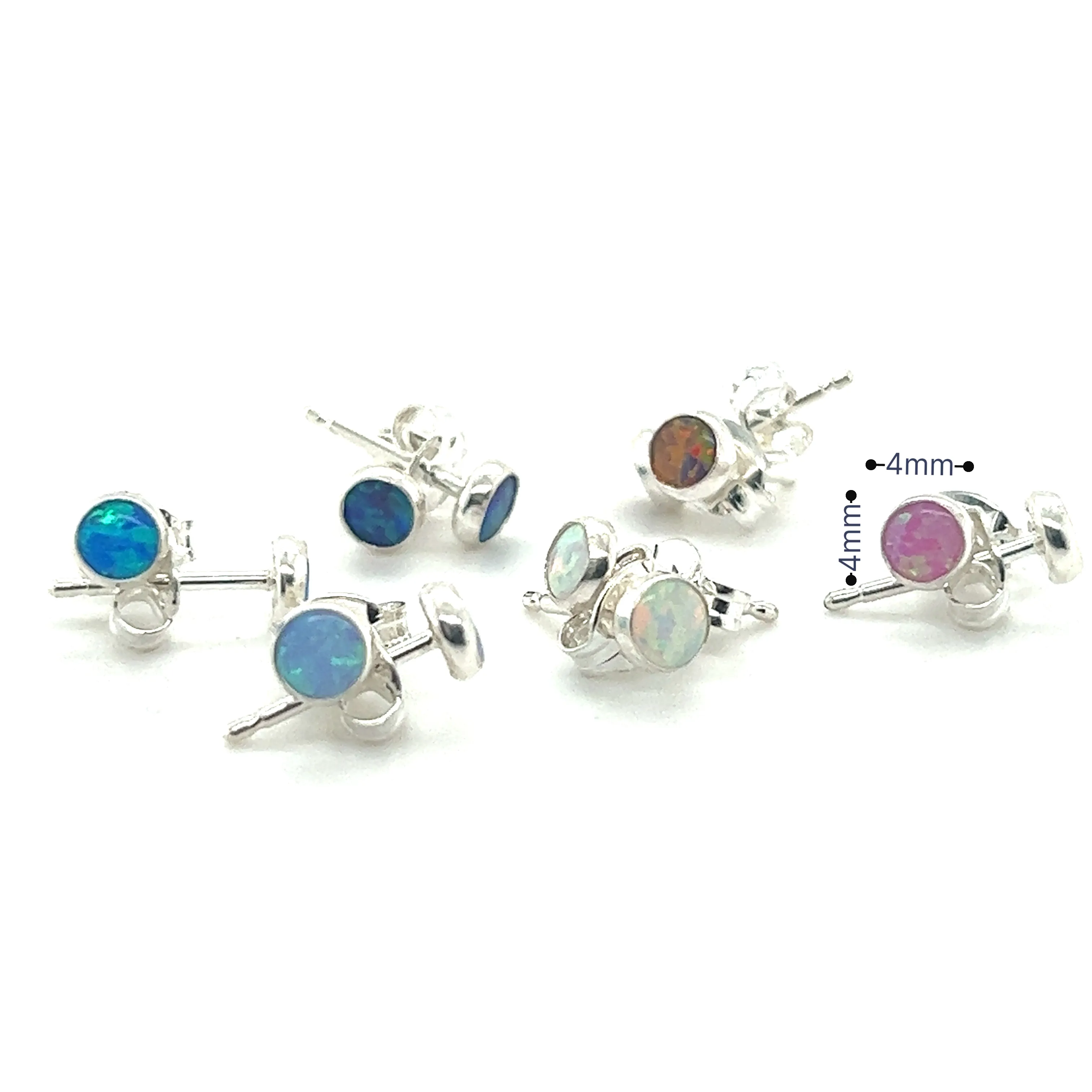 Dainty Opal Studs