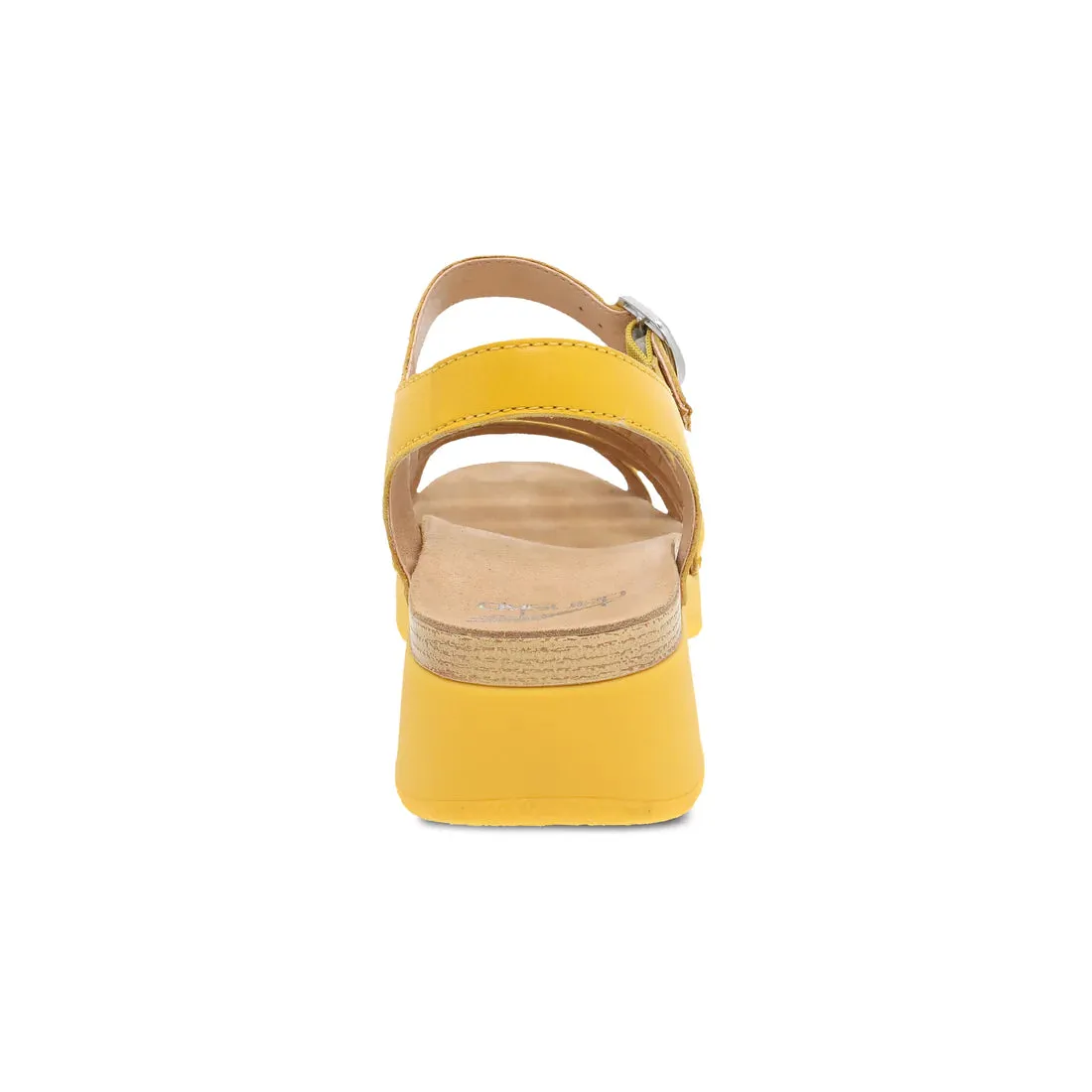 Dansko Women's Roxie Sandal - Yellow Nappa