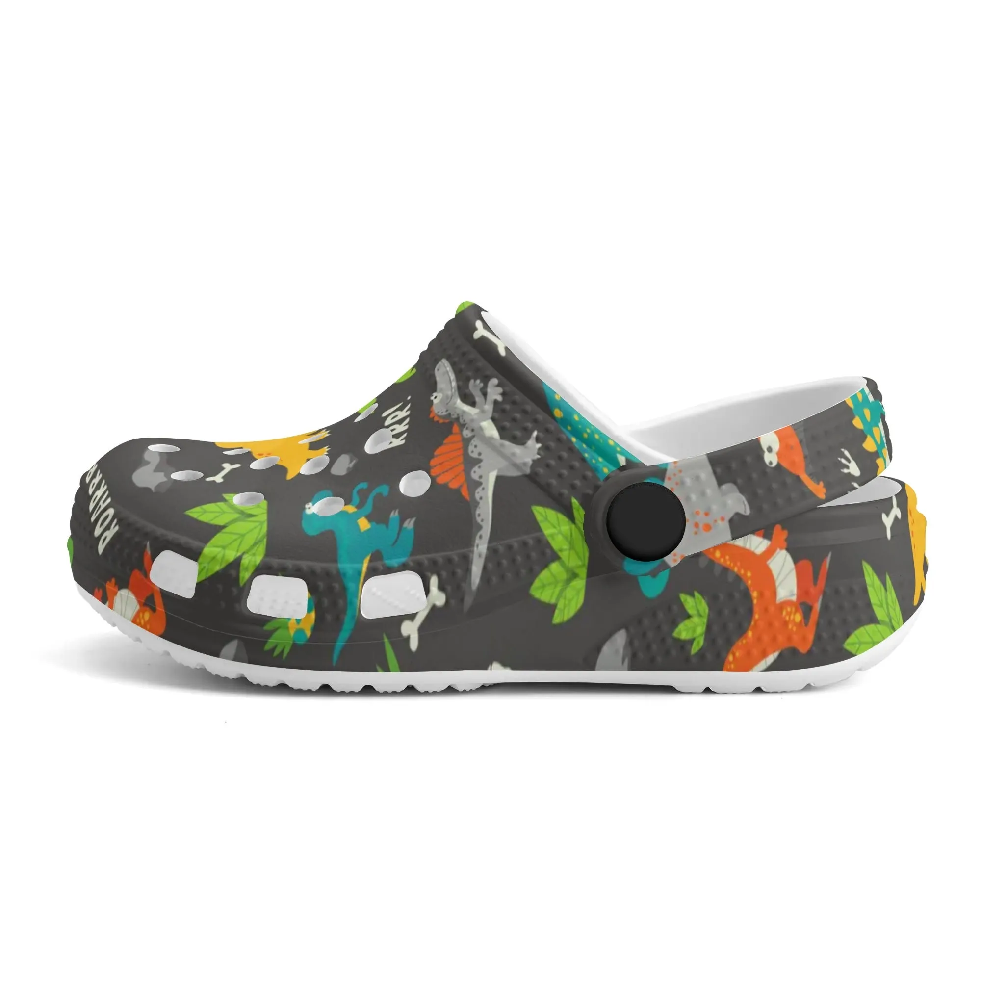 Dinosaur Clogs Kids All Over Printing Classic Sandals