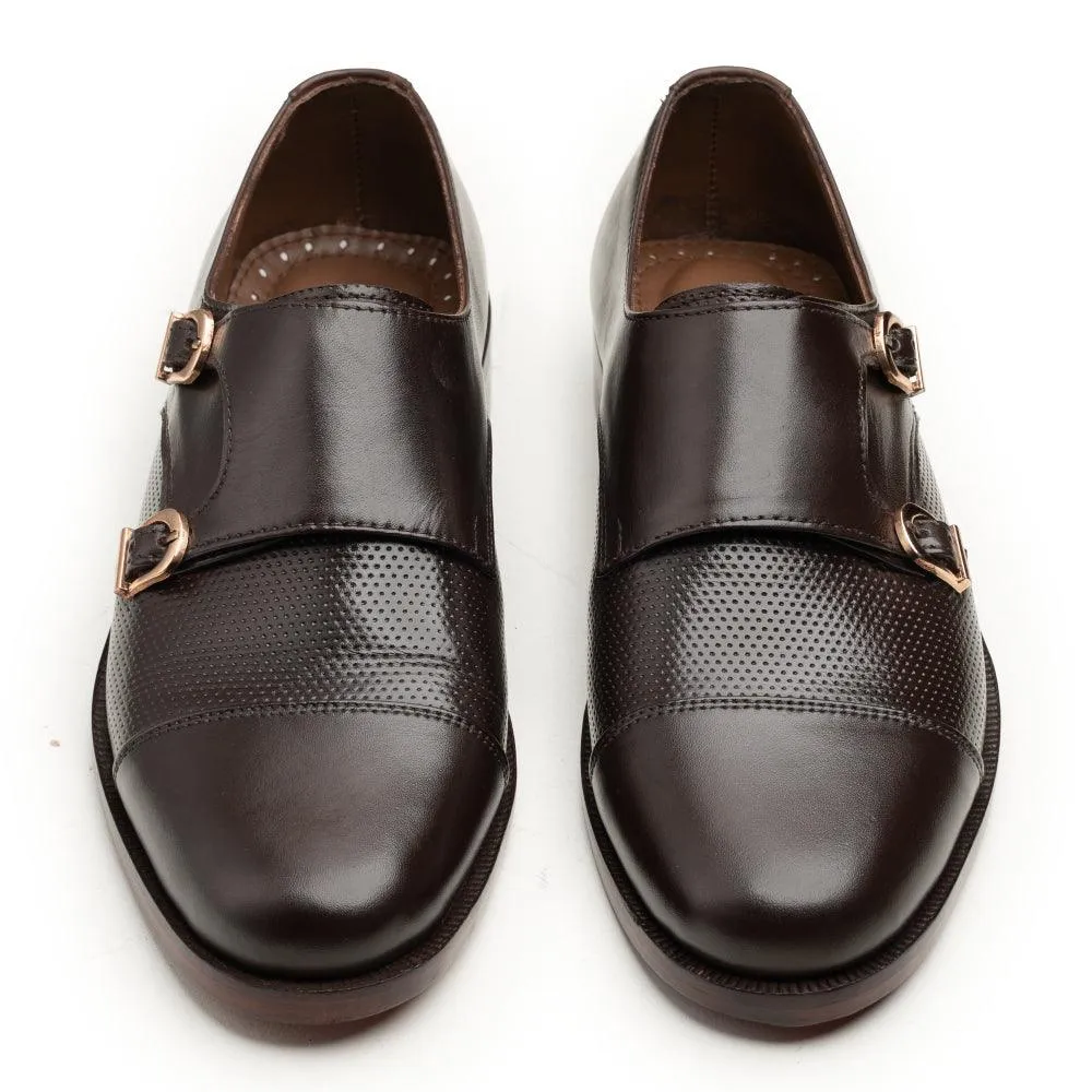 Double Monk Straps - 063 J Brown