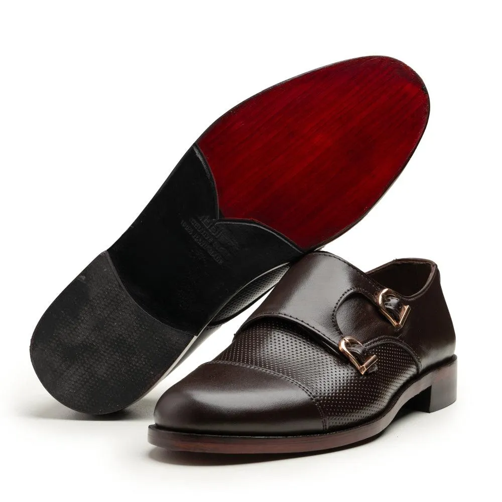 Double Monk Straps - 063 J Brown