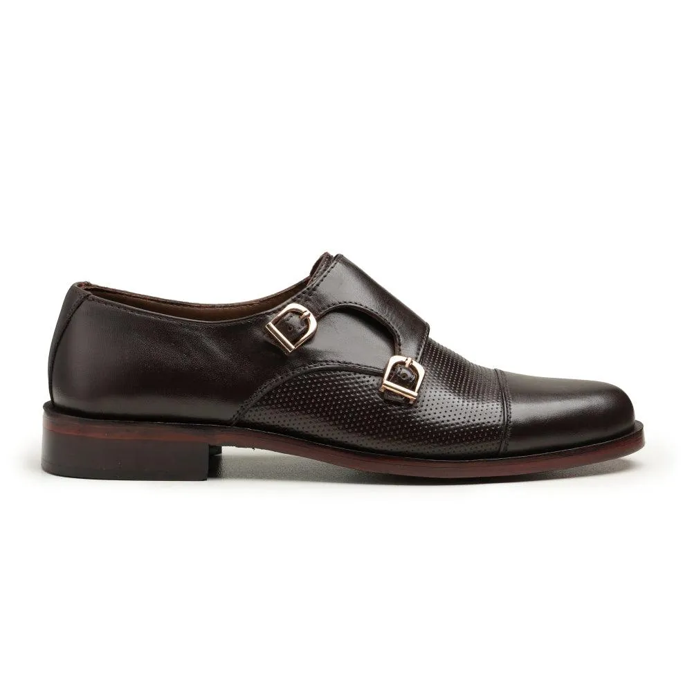 Double Monk Straps - 063 J Brown