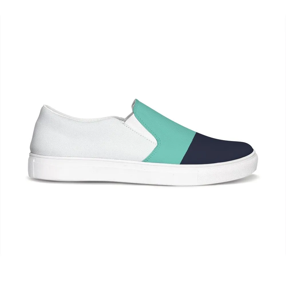 FYC Color Block Canvas Slip-On Casual Shoes (men's and women's sizing)