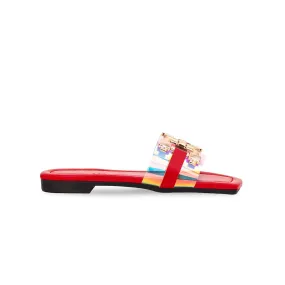 Girls Red Formal Slipper KD5403