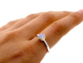 Glowing Ethiopian Opal Ring