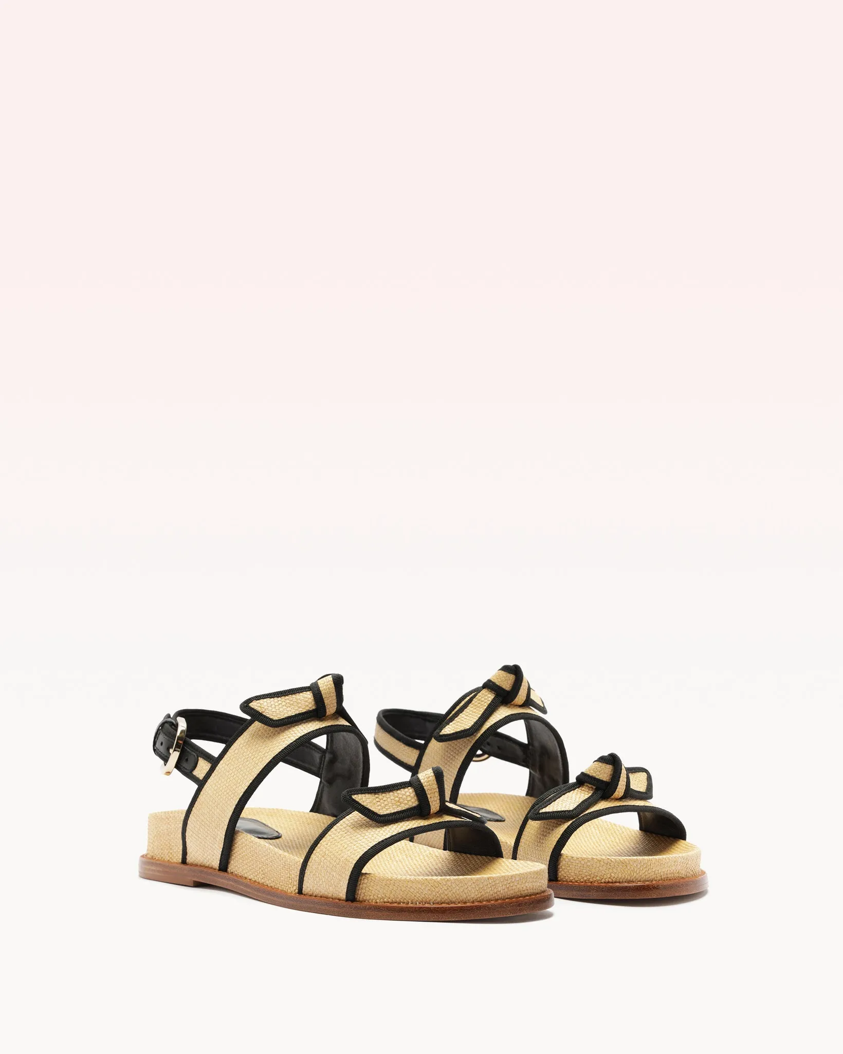 Grosgrain Raffia Sport Sandal