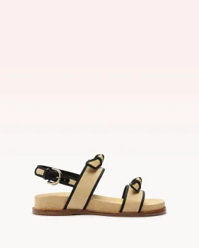 Grosgrain Raffia Sport Sandal