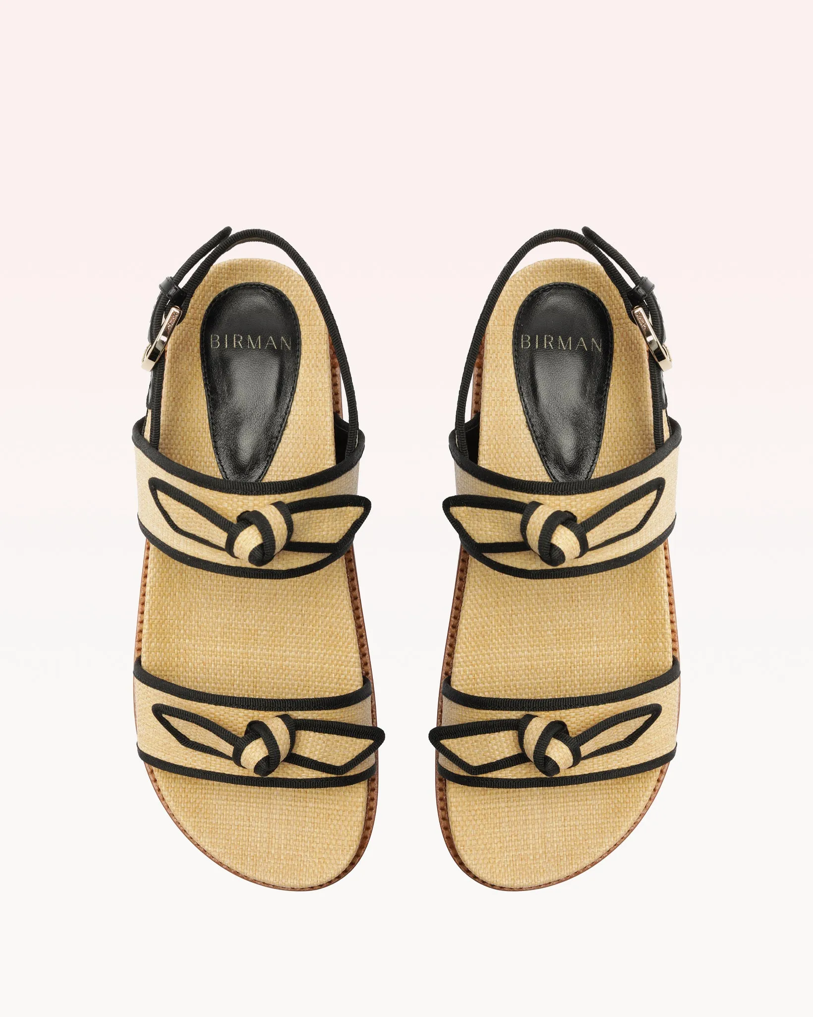 Grosgrain Raffia Sport Sandal