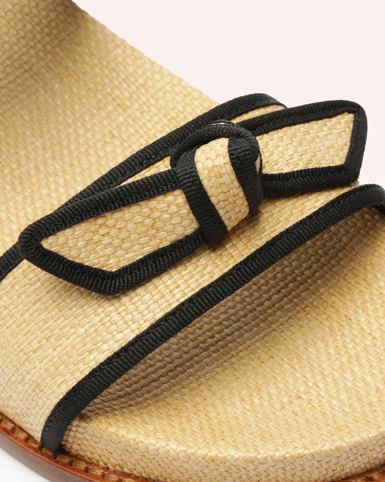 Grosgrain Raffia Sport Sandal