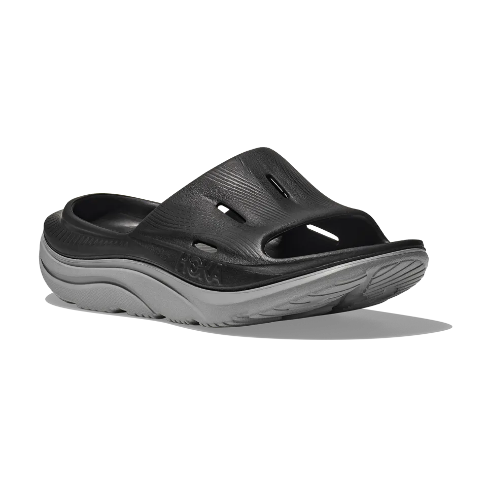 HOKA All Gender ORA Slide 3 Black/Stellar Grey