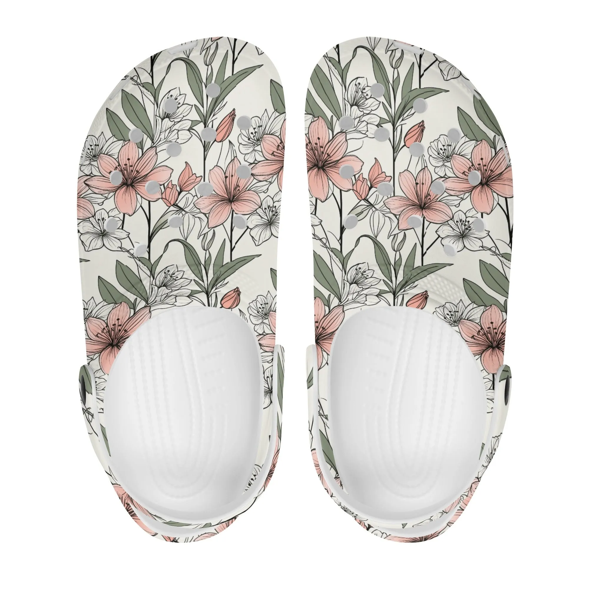 Japan Floral Womens Vented Sandals