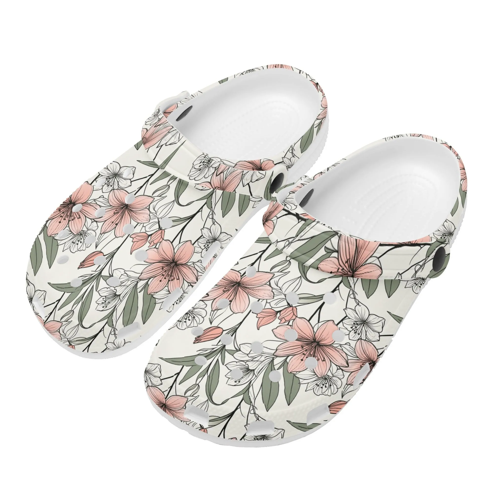 Japan Floral Womens Vented Sandals