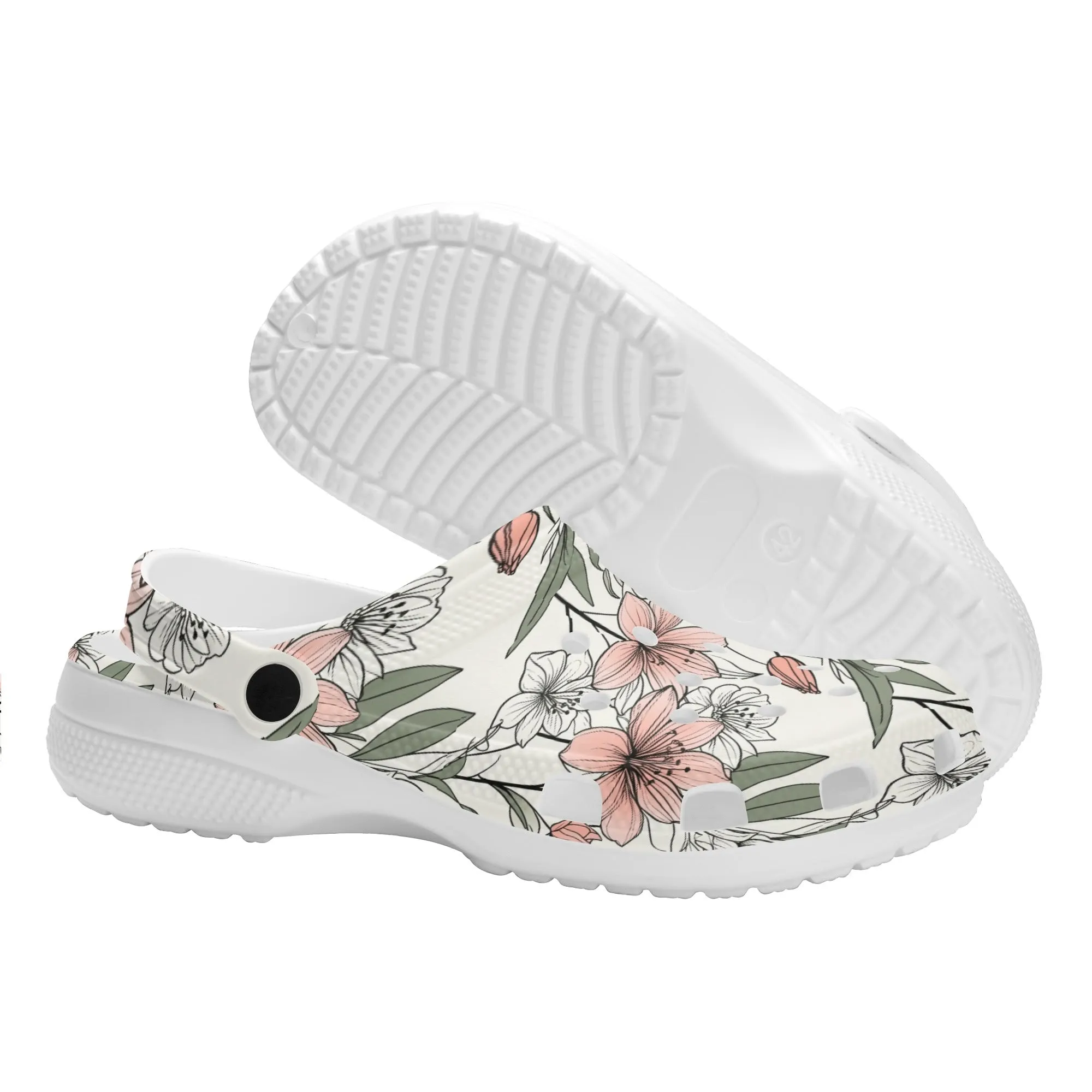 Japan Floral Womens Vented Sandals