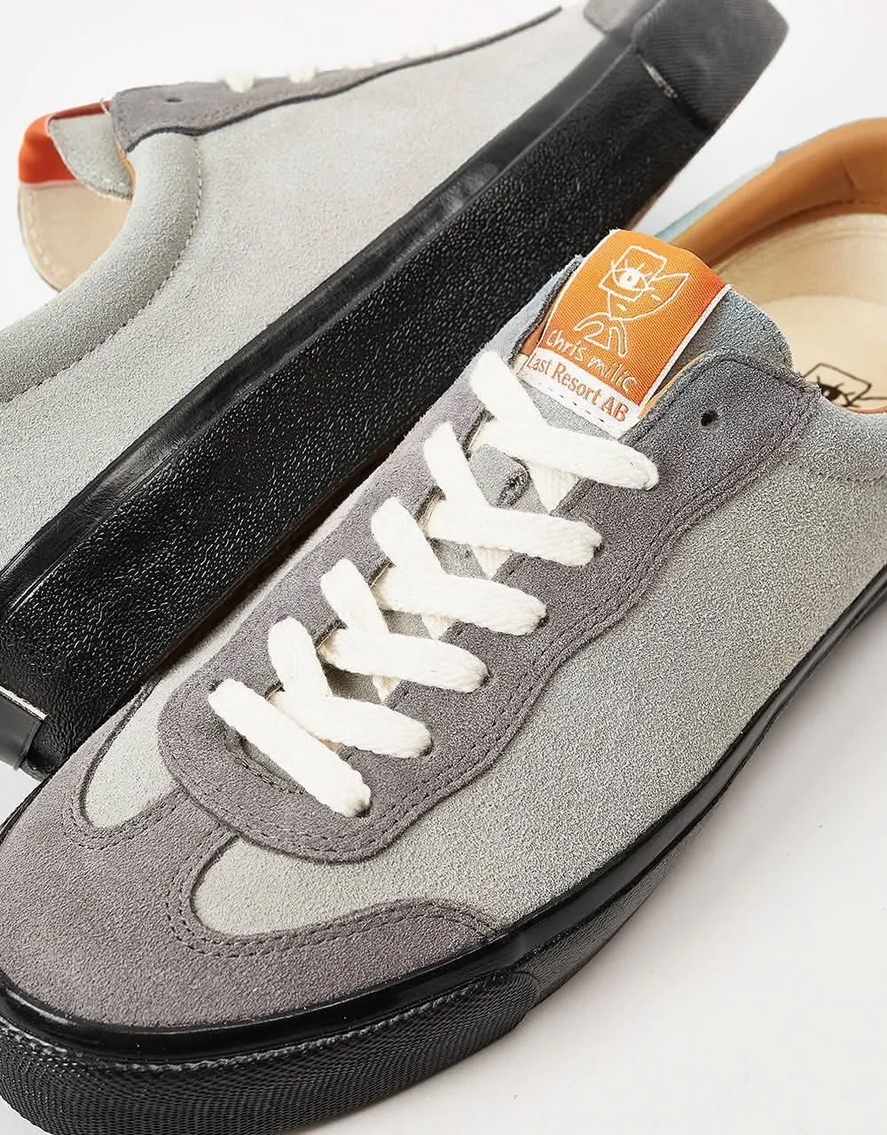 Last Resort AB VM004 Milic Suede Lo Skate Shoes - Duo Grey/Black