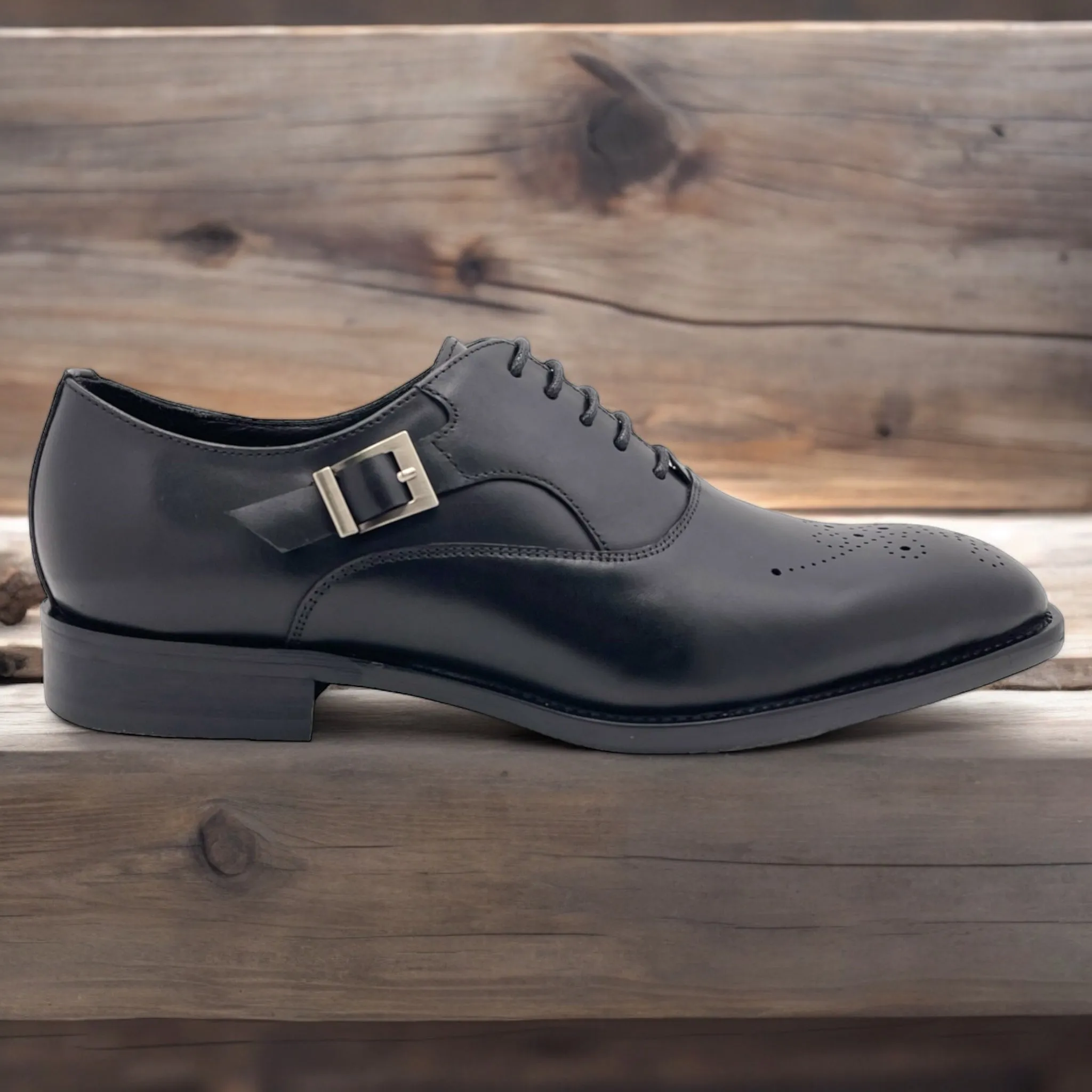 Leather Lace-Up Dress Shoe