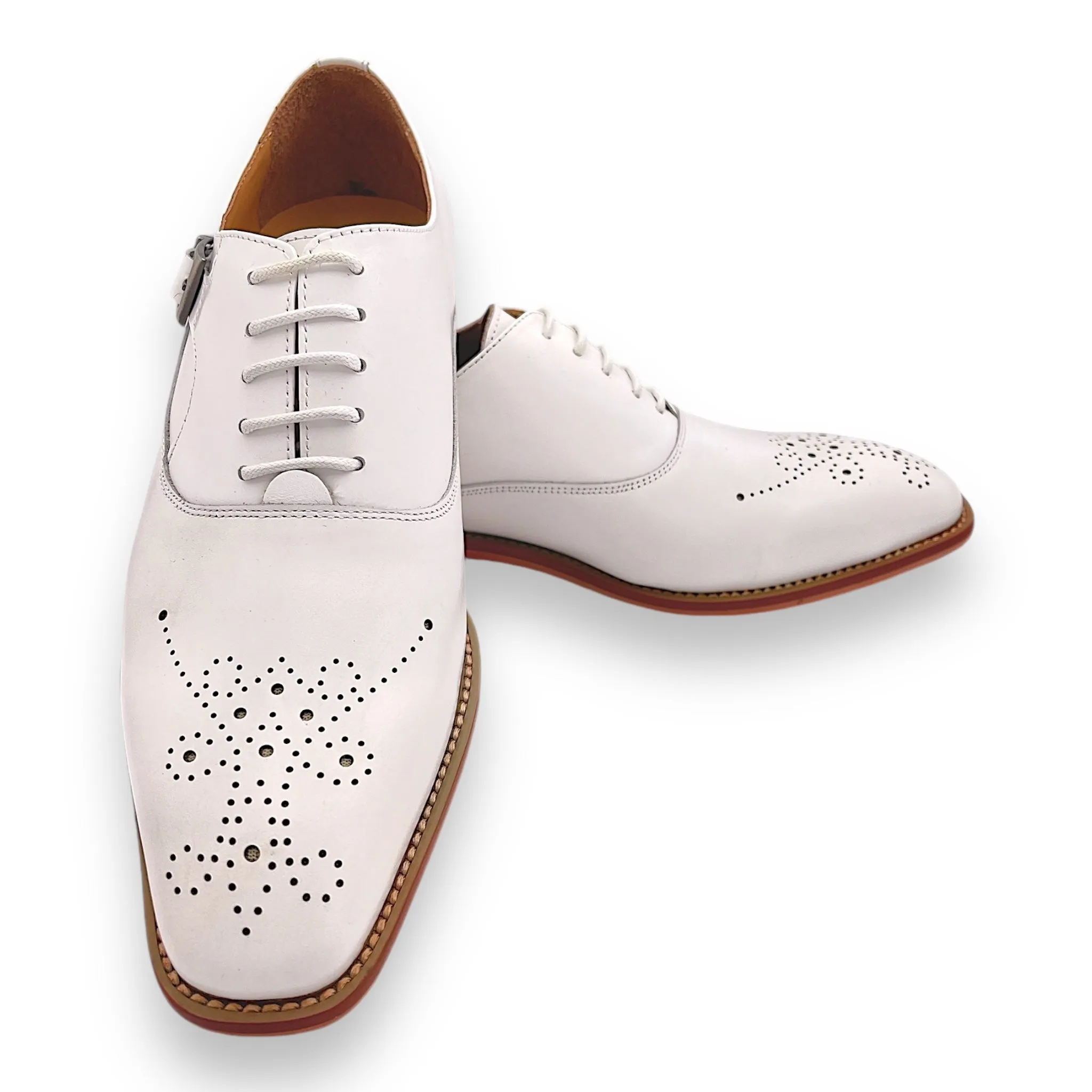 Leather Lace-Up Dress Shoe