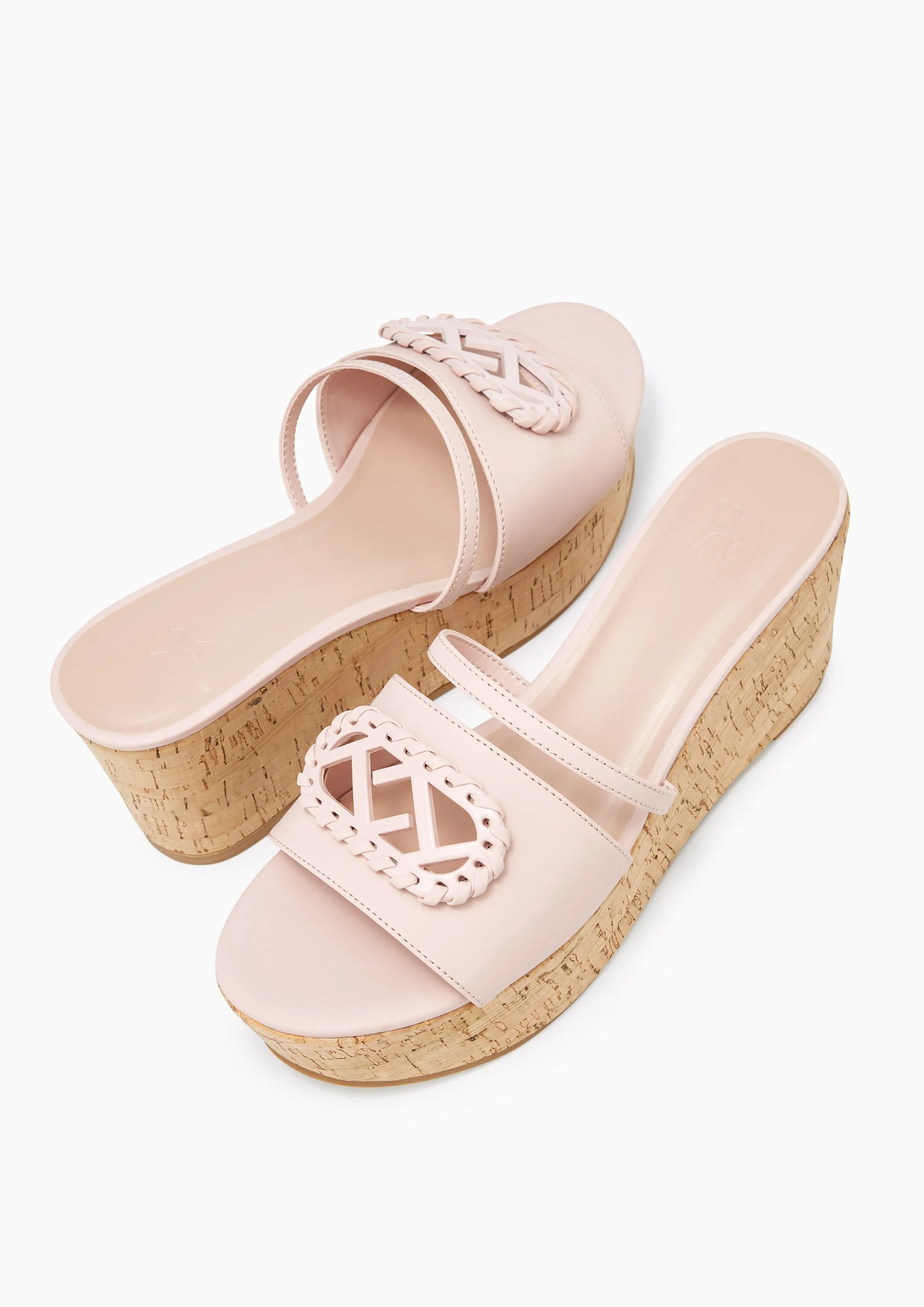 Lili Wedge Sandals Pink