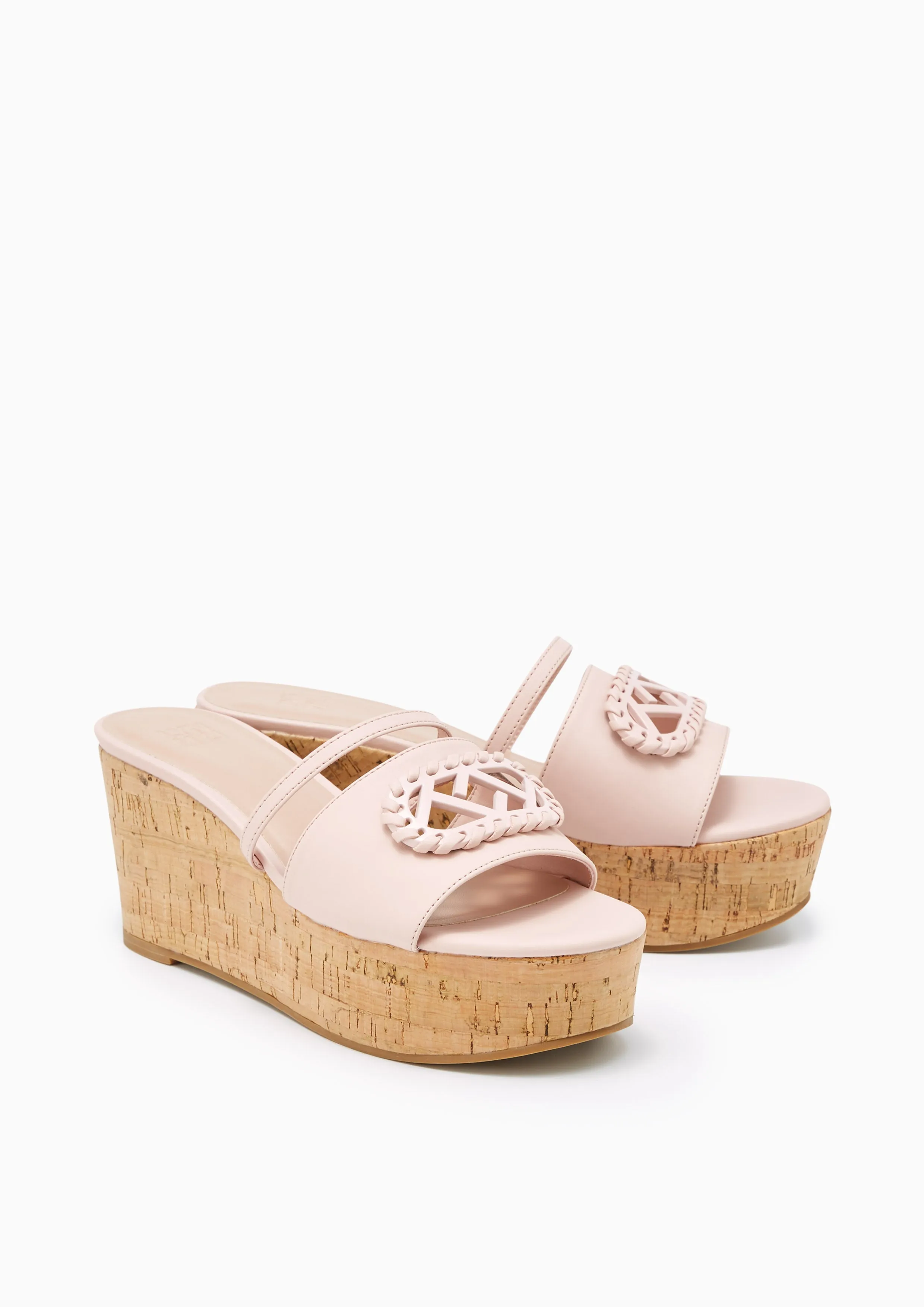 Lili Wedge Sandals Pink