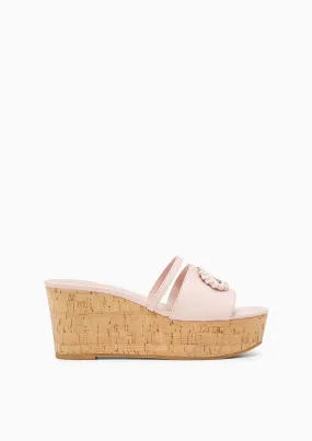 Lili Wedge Sandals Pink