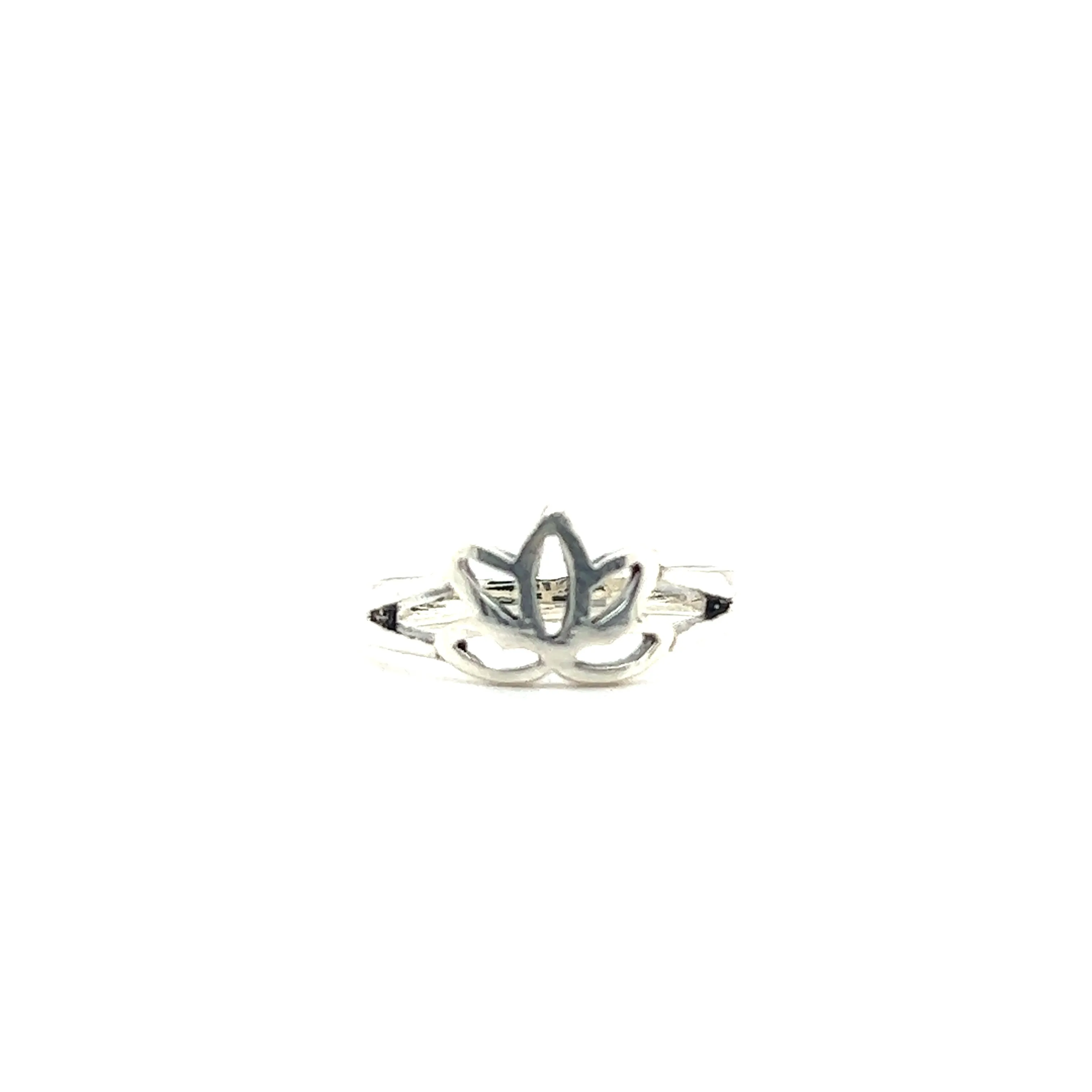 Lotus Flower Outline Ring