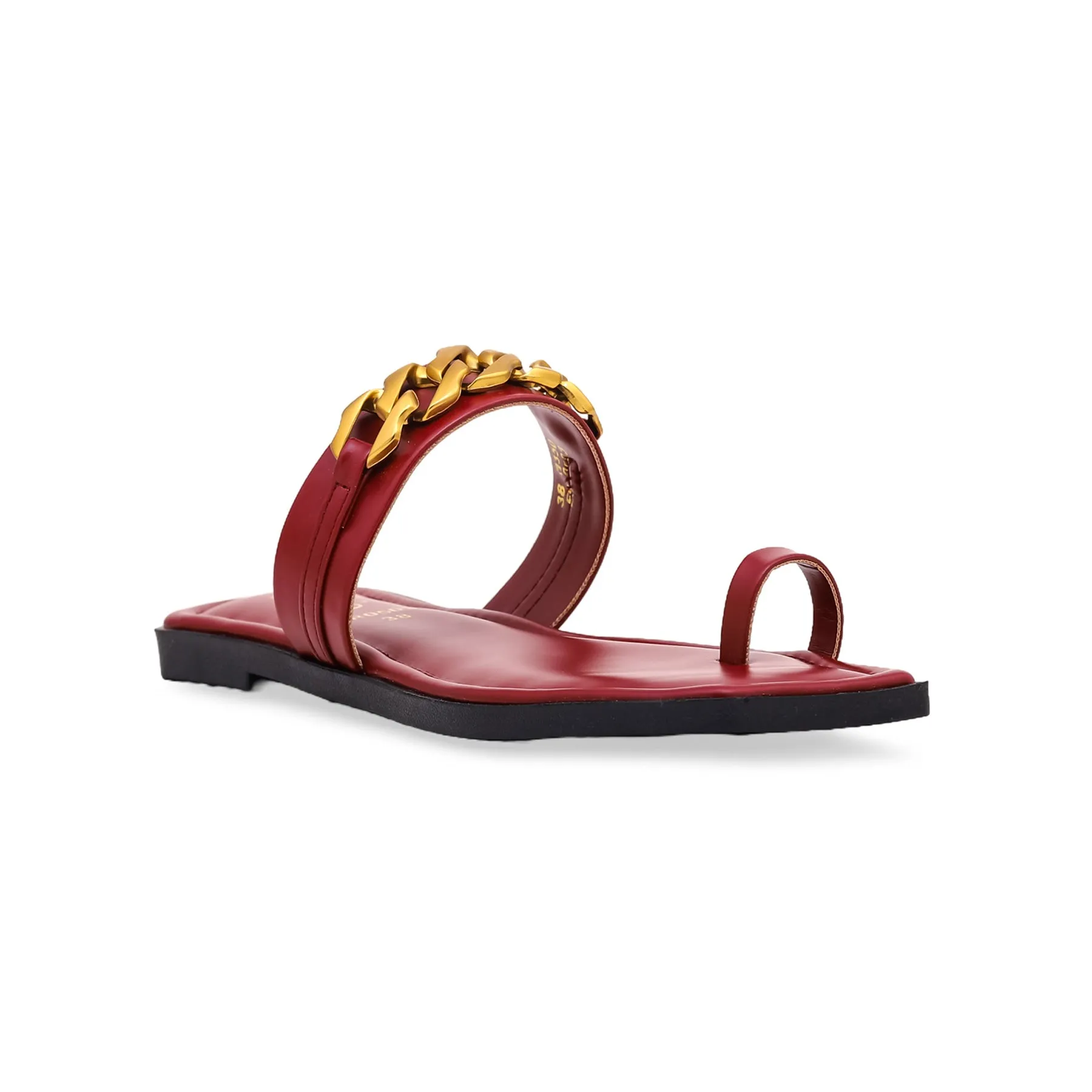 Maroon Formal Chappal FR0503