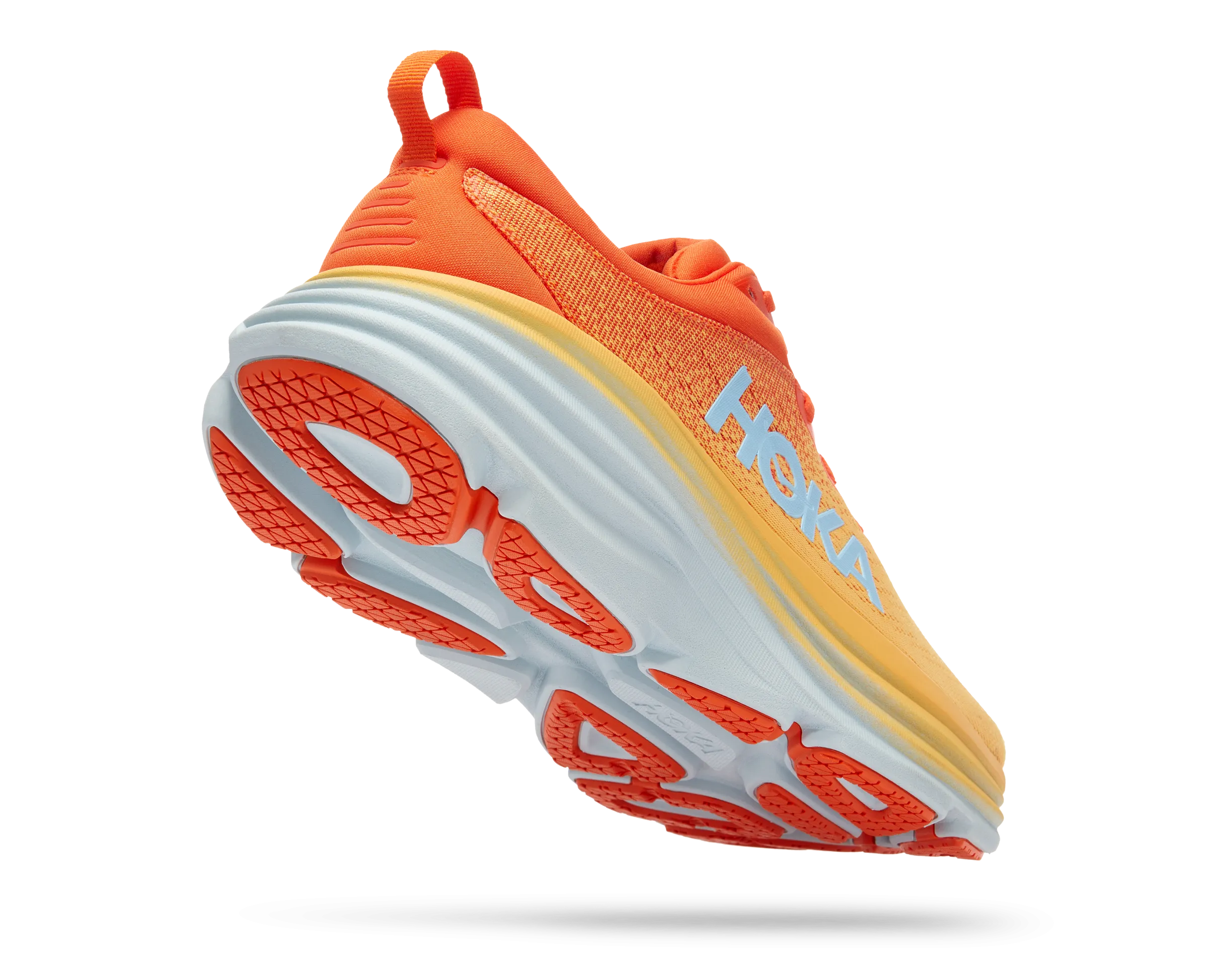 Men's Hoka Bondi 8 Color: Puffin's Bill / Amber Yellow