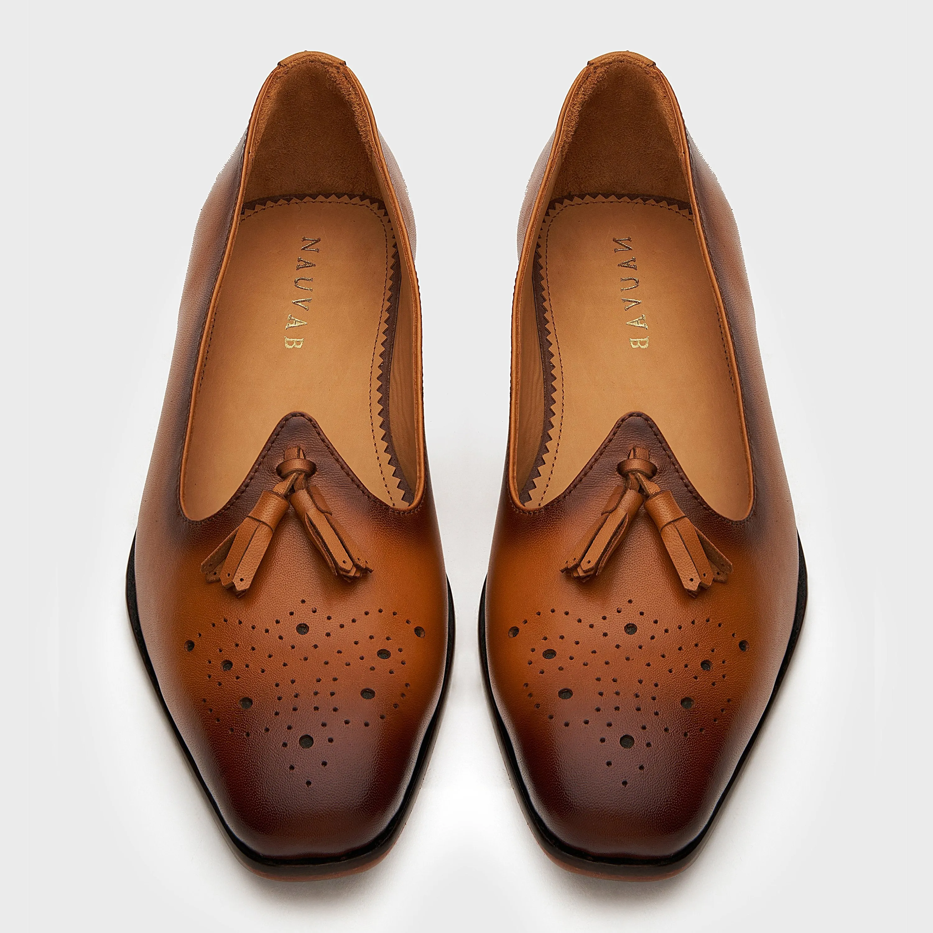 Nagra Tassel & Brogue | British Tan Leather