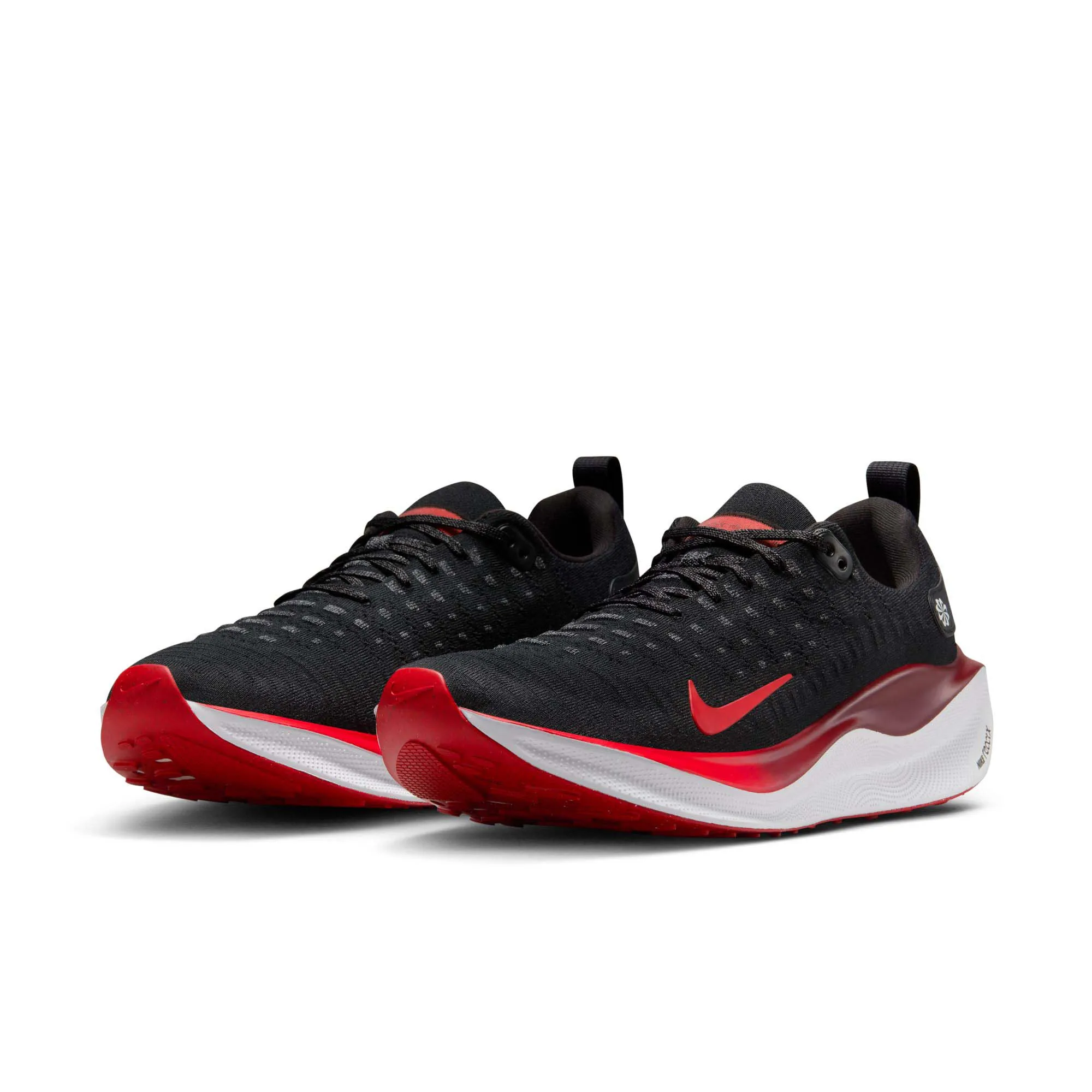 Nike | Men's InfinityRN 4 Road Running Shoes - Black/Fire Red-Team Red-White