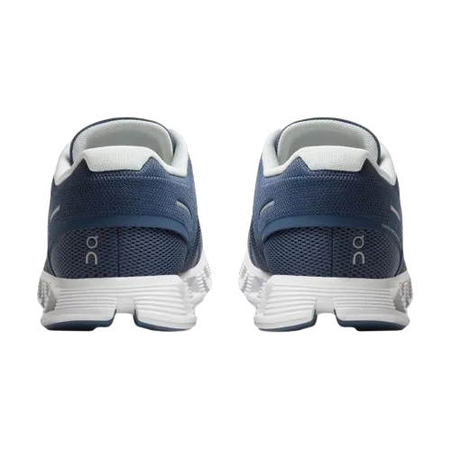 On Cloud 5 Womens Shoe- Denim/White