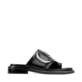 ORN LEATHER SLIDE SANDALS