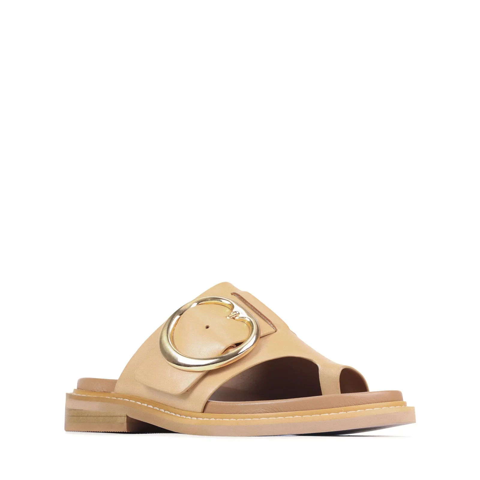 ORN LEATHER SLIDE SANDALS