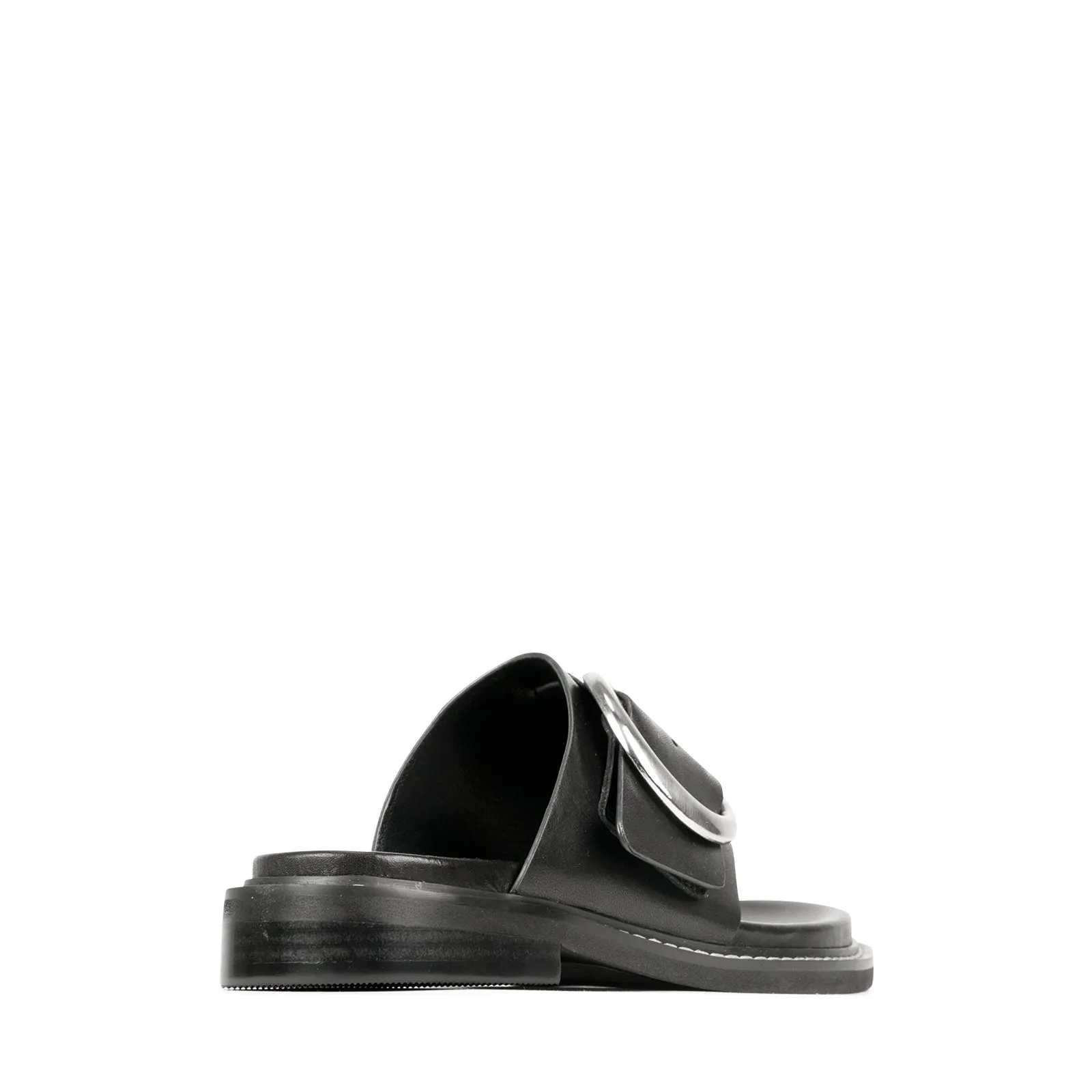 ORN LEATHER SLIDE SANDALS