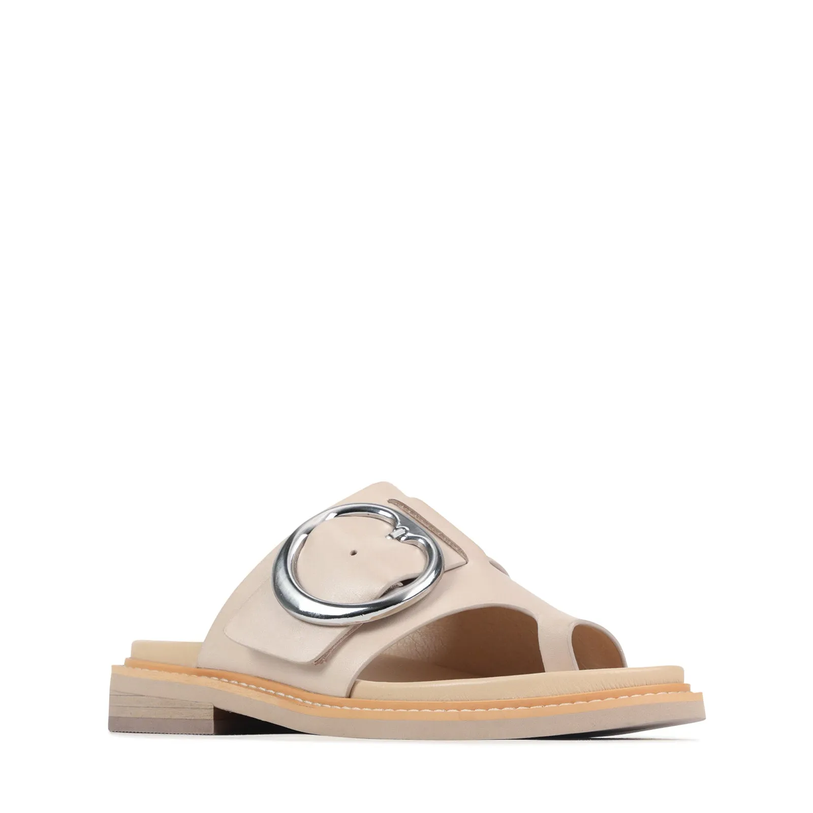 ORN LEATHER SLIDE SANDALS