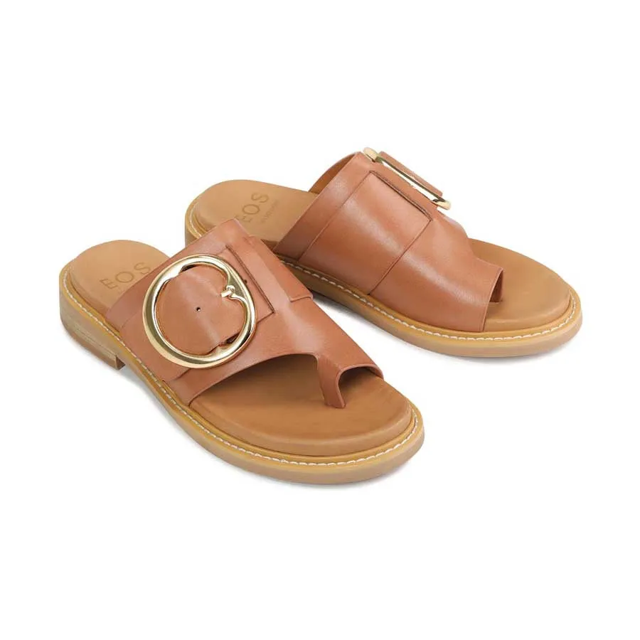 ORN LEATHER SLIDE SANDALS