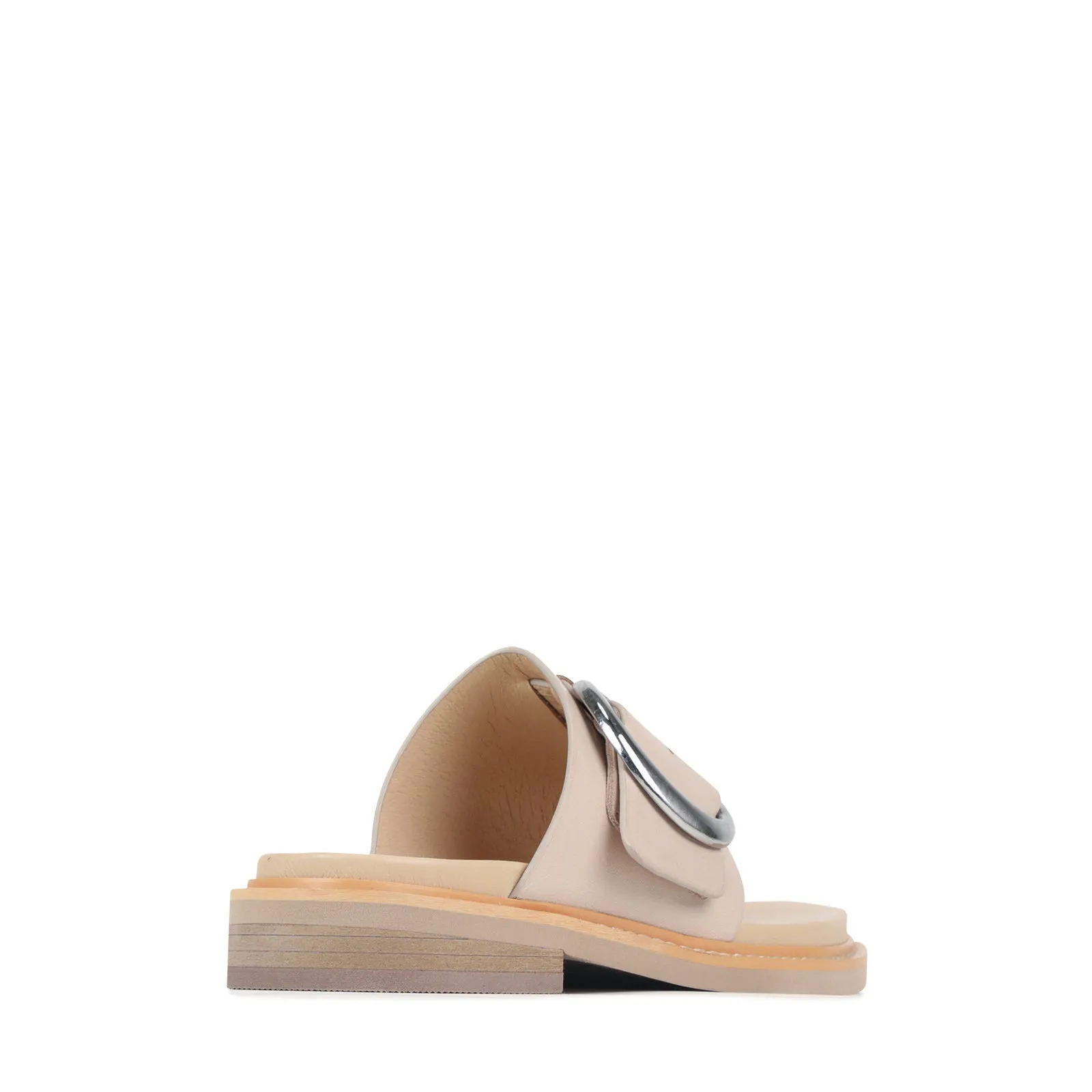 ORN LEATHER SLIDE SANDALS