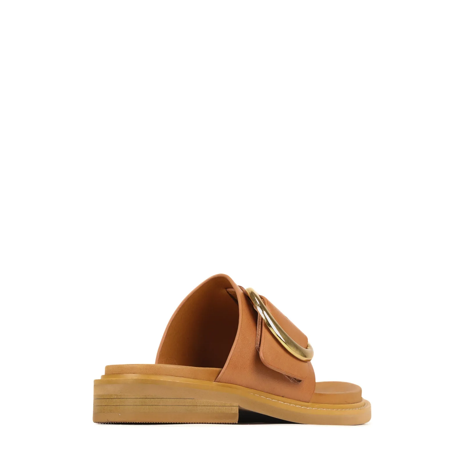 ORN LEATHER SLIDE SANDALS